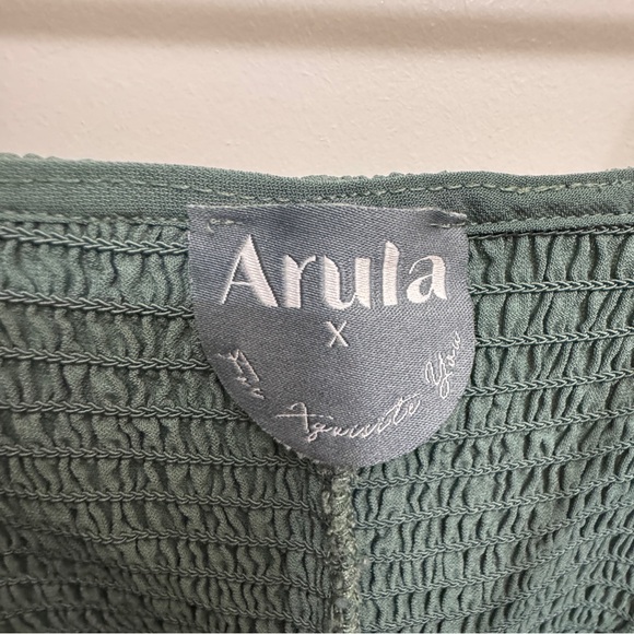 ARULA Green Smocked Maxi Dress - Picture 5 of 7